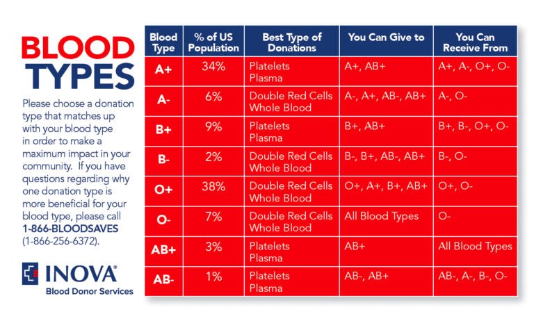 Which Blood Types Can Donate Receive From Each Other