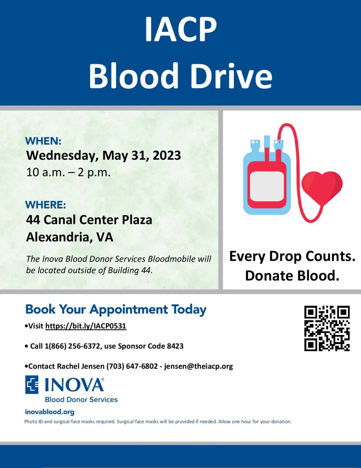 IACP Blood Drive Inova Blood Donor Services